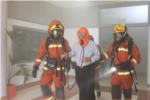 150 persones participaren en un simulacre d'evacuaci per incendi en el Centre de Salut d'Almussafes