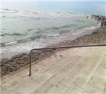 La playa de El Perell recupera parte de la arena y Costas la reforzar en septiembre