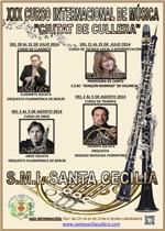Santa Ceclia de Cullera organitza la XXX Edicin de los Cursos de Msica de Verano