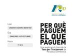 Xerrada Informativa a Benifai del Consorci Ribera sobre el pagament de la taxa de tractament de residus