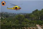 25 sanitaris i bombers participen en les prctiques del nou helicpter de la base provisional a Alzira