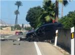 Tres persones ferides en una collisi frontal en la carretera entre Alzira i Corbera