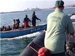 La Polica Nacional detiene al patrn de una patera rescatada con 26 personas a bordo