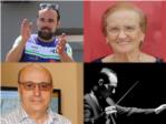 Alberic condecora amb els Premis 9 d'Octubre a lex Martnez, Antonio Torres, Jos Martnez Colomina i Paquita Chalver