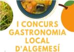 Algemes presenta el I Concurs de Gastronomia Local amb una recepta darrs sec