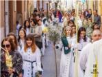 Alzira celebra el Domingo de Ramos con la solemne procesin de las palmas