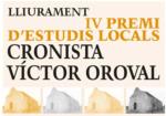 Andreu Reig guanya el IV Premi Cronista Vctor Oroval de Carcaixent