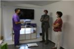 Andreu Salom, alcalde de l'Alcdia, visita el Centre de Promoci de lAutonomia de SENAD
