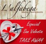 Asador Restaurante LAlfbega te propone un momento especial para compartirlo con tu pareja con el Pack San Valentn Take Away