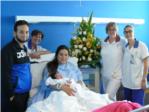Asuncin Fernndez ha sido el primer beb en nacer en la Ribera