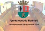 Benifai retransmet per primera vegada el plenari en directe
