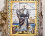 Benimodo restaurar un panell cermic de Sant Vicent Ferrer trobat desprs de romandre ocult ms de 80 anys