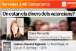 Clara Ferrando explicar a Algemes la discriminaci dels valencians en inversions i finanament