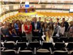 Dvuit estudiants de Cullera visiten el Parlament europeu dins del programa municipal Coneix Europa