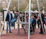 El Consell de la Infncia i Adolescncia d'Almussafes inaugura la tirolina del parc Central