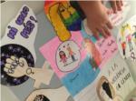 El Consell de la Infncia i Adolescncia d'Almussafes dissenya un collage contra la violncia de gnere