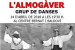 El grup de danses L'Almogver de Sueca actuar de forma solidaria per APASU