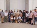 Els tornejants i el Museu de la Festa reben a una delegaci de Ghana i Cap Verd