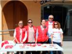 Els voluntaris de Creu Roja Almussafes promocionen el nou punt d'intervenci
