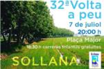 Enguany la 32 edici de la Volta a Peu de Sollana se celebrar el 7 de juliol