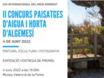 Es convoca el II 'Concurs de paisatges daigua i horta dAlgemes'
