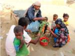 Familias yemenes comen hojas para sobrevivir a causa de la guerra