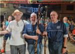 Homenatge als tres metges de capalera de Guadassuar en la segona nit de les Danses 2022