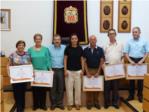 Homenatge en l'Ajuntament d'Algemes als mestres que s'han jubilat enguany