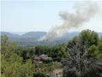 Incendi forestal que afecta ara mateix al paratge de la Font del Perell a Rafelguaraf