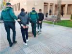 La Gurdia Civil det a tres homes implicats en un robatori a l'interior d'un habitatge de Sueca