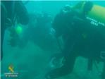La Guardia Civil interviene bienes arqueolgicos expoliados en yacimientos terrestres y subacuticos