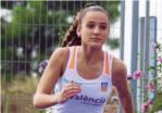 La jove atleta d'Almussafes Sonia Charco, campiona d'Espanya de relleus Sub-16