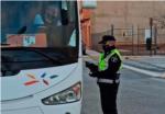La Policia Local particip en la campanya de control del transport escolar de la DGT a Almussafes