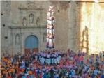 La torre humana de nou altures de la Colla Jove Xiquets de Tarragona a Algemes ser recordada a la plaa Major