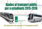 L'Ajuntament  de Carlet ajudar amb 100  els estudiants per al transport pblic