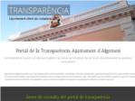 L'Ajuntament d'Algemes crea un portal de transparncia a la pgina web
