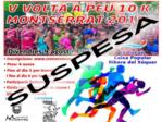 L'Ajuntament de Montserrat suspn la V Volta a Peu 10K per les altes temperatures