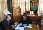 L'alcaldessa de Benifai Marta Ortiz ha rebut al nou President del C.D. Benifai