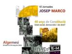 L'associaci L'Ullal Cultural d'Algemes organitza les VI Jornades Josep Marco