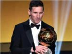 Leo Messi consigue su quinto Baln de Oro