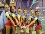 Les gimnastes alevins del Club Rtmica Benifai es proclamen subcampiones d'Espanya