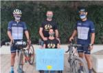 Mario Bou i Oscar Vicens, dos ciclistes vens de Guadassuar, van realitzar un repte solidari en favor d'Inma Bosc