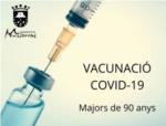 Montserrat comena a vacunar les persones majors de 90 anys