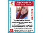 MXIMA DIFUSI | Busquen a una xica de 31 anys desapareguda a Alzira des del passat 17 de gener