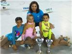 Paula Fuster i Alba Salvador, patinadores d'Alginet, es proclamen campiona i subcampiona autonmica