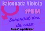 Poliny de Xquer celebrar el 8 de mar la 'Balconada Violeta: Sororitat des de casa'
