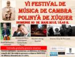 Poliny de Xquer preparada per a rebre la 6 edici del Festival de Msica de Cambra