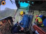 Rescatat amb helicpter un escalador lesionat a Antella
