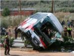 Se confirman las 13 vctimas en el accidente de autobs de Freginals (Tarragona)