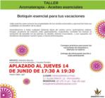 Taller de aromaterapia y aceites esenciales en Herbodiettica Prats de Almussafes